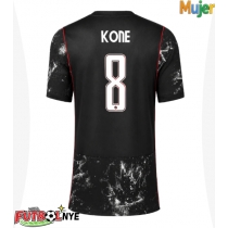 Camiseta Canadá Ismael Kone #8 Visitante Equipación para mujer Mundial 2026 manga corta